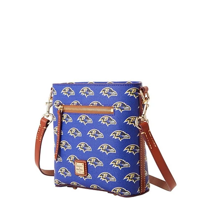 Dooney & Bourke Baltimore Ravens Signature Small Zip Crossbody Purse