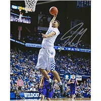 Jamal Murray Kentucky Wildcats Autographed 8" x 10" Dunk in White Jersey Photograph