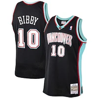 Men's Mitchell & Ness Mike Bibby Black Vancouver Grizzlies 2000/01 Hardwood Classics Swingman Jersey