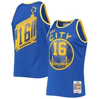 Men's Mitchell & Ness Al Attles Royal San Francisco Warriors 1966/1967 Hardwood Classics Swingman Jersey