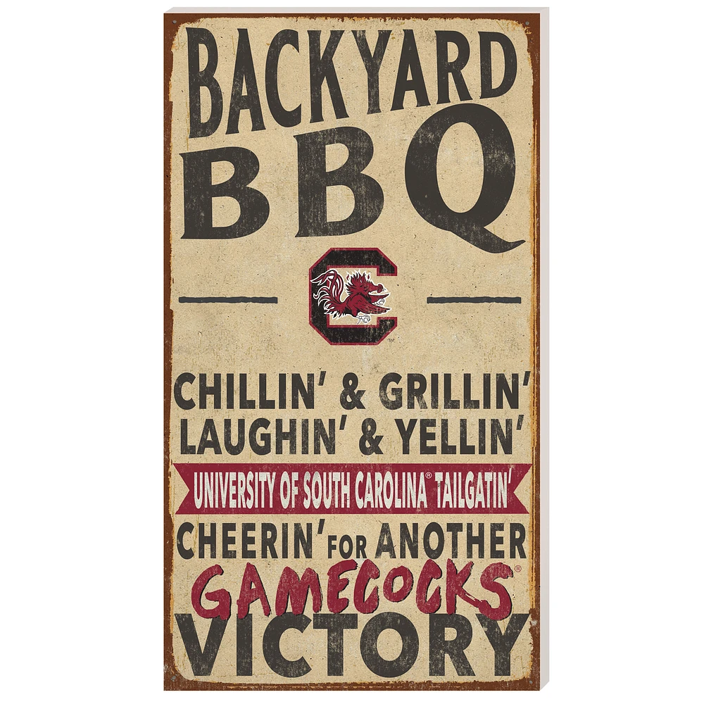 South Carolina Gamecocks 11'' x 20'' Indoor/Outdoor BBQ Sign