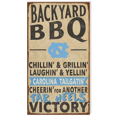 North Carolina Tar Heels 11'' x 20'' Indoor/Outdoor BBQ Sign