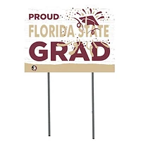 Florida State Seminoles 18'' x 24'' Proud Grad Yard Sign