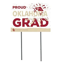 Oklahoma Sooners 18'' x 24'' Proud Grad Yard Sign