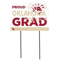 Oklahoma Sooners 18'' x 24'' Proud Grad Yard Sign