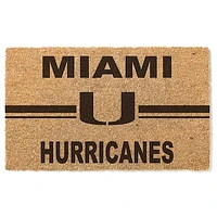 Miami Hurricanes 18" x 30" Team Logo Doormat