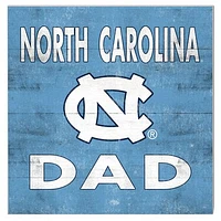 North Carolina Tar Heels 10'' x 10'' Dad Plaque