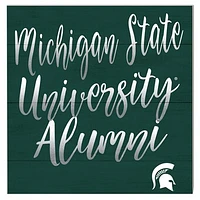 Michigan State Spartans 10'' x 10'' Alumni Plaque