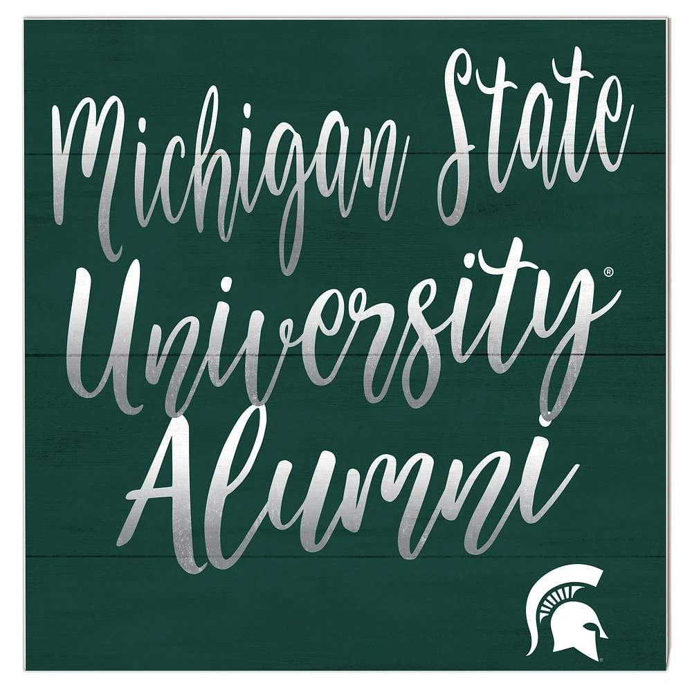 Michigan State Spartans 10'' x 10'' Alumni Plaque