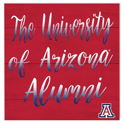 Arizona Wildcats 10'' x 10'' Alumni Plaque