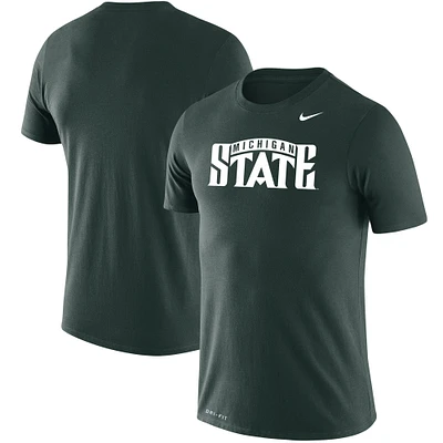 Men's Nike Green Michigan State Spartans School Logo Legend Performance T-Shirt