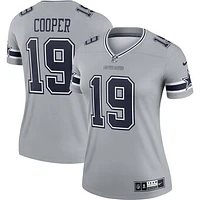 Women's Nike Amari Cooper Gray Dallas Cowboys Inverted Legend Jersey