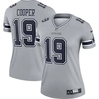 Women's Nike Amari Cooper Gray Dallas Cowboys Inverted Legend Jersey
