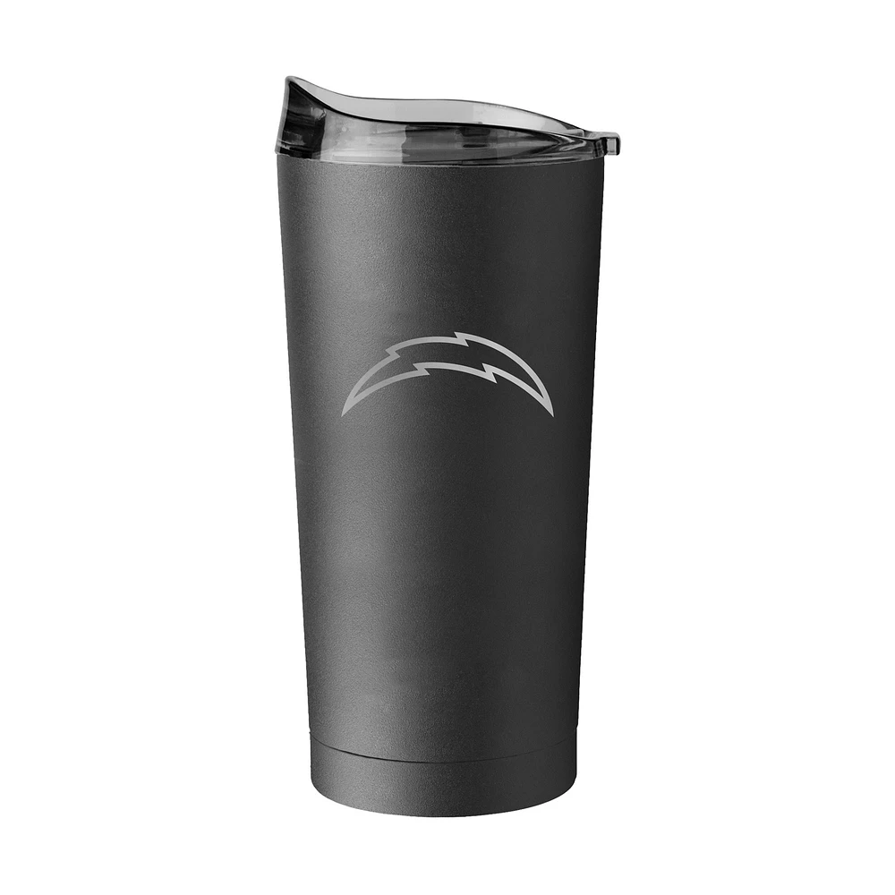 Los Angeles Chargers 20oz. Black Powder Coat Tumbler