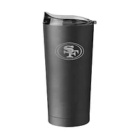 San Francisco 49ers 20oz. Black Powder Coat Tumbler