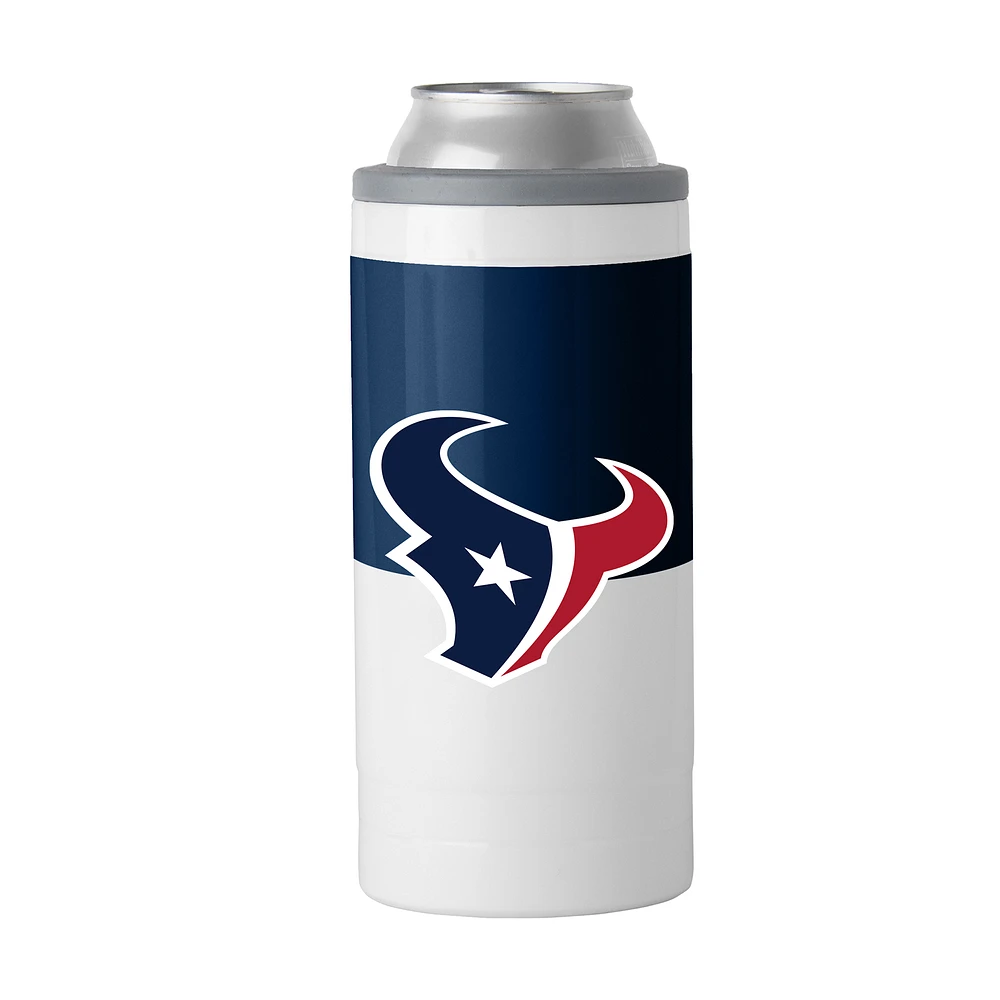 Houston Texans 12oz. Colorblock Slim Can Cooler