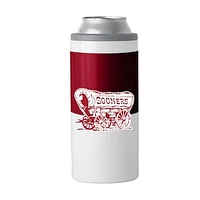 Oklahoma Sooners 12oz. Colorblock Slim Can Cooler