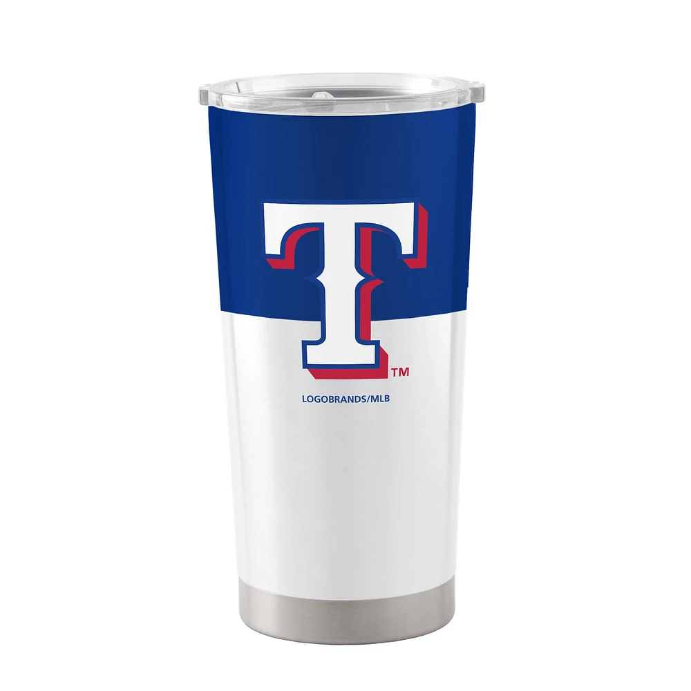 Texas Rangers 20oz. Colorblock Stainless Tumbler