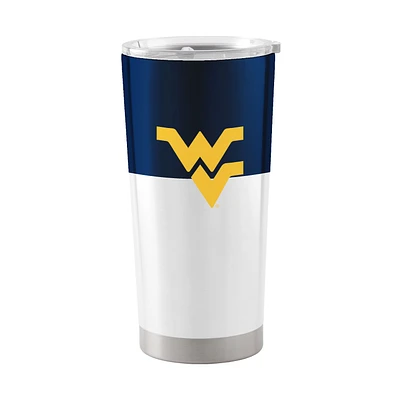 West Virginia Mountaineers 20oz. Colorblock Stainless Tumbler