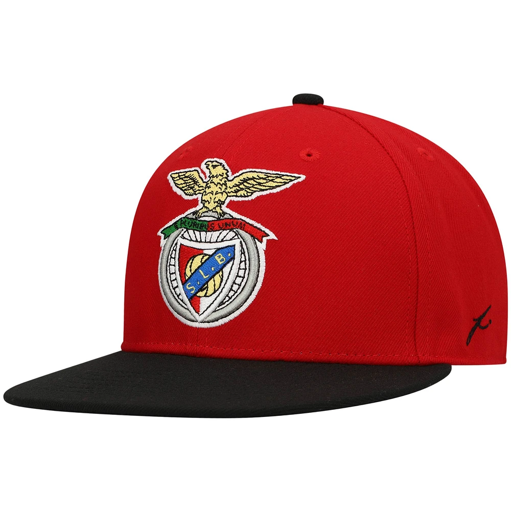 Men's Red/Black Benfica Fitted Hat