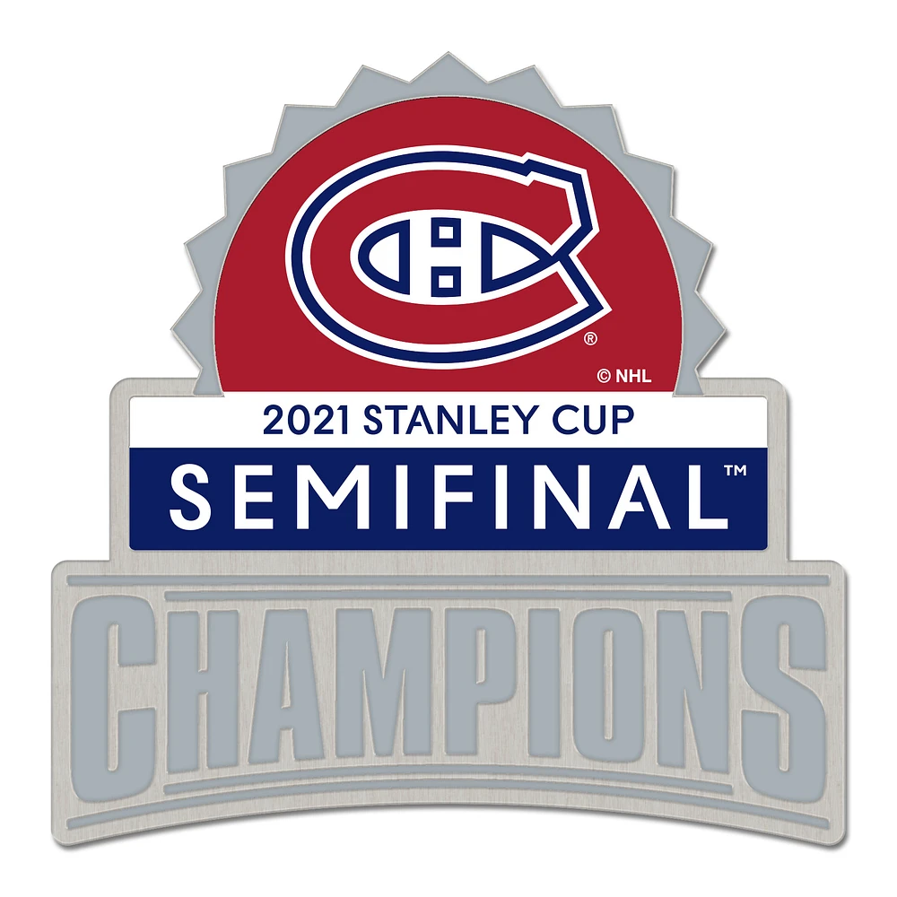 WinCraft Montreal Canadiens 2021 Stanley Cup Semifinal Champions Collector's Pin