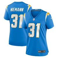 Women's Nike Nick Niemann Powder Blue Los Angeles Chargers Game Player Jersey