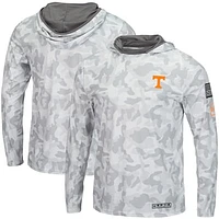 Men's Colosseum Arctic Camo Tennessee Volunteers OHT Military Appreciation Long Sleeve Hoodie Top