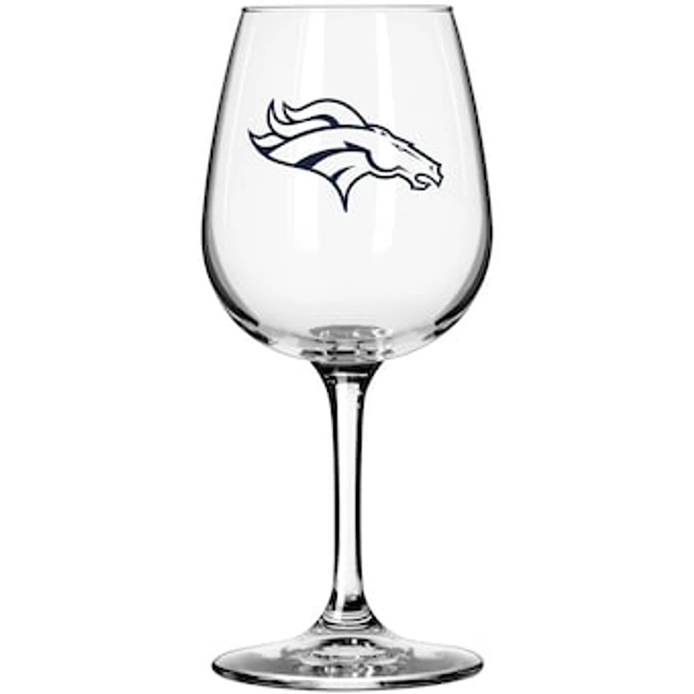 Denver Broncos 12oz. Gameday Stemmed Wine Glass