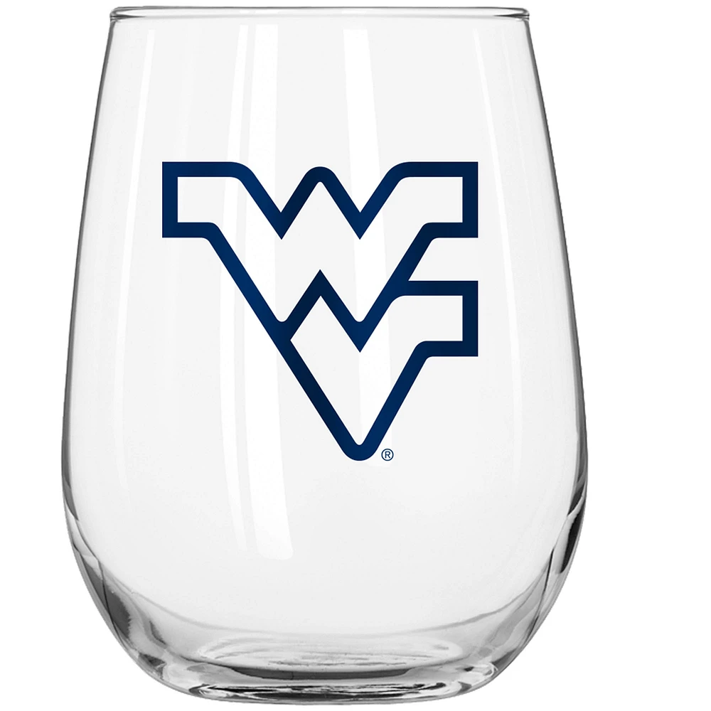 West Virginia Mountaineers 16oz. Gameday Curved Beverage Glass