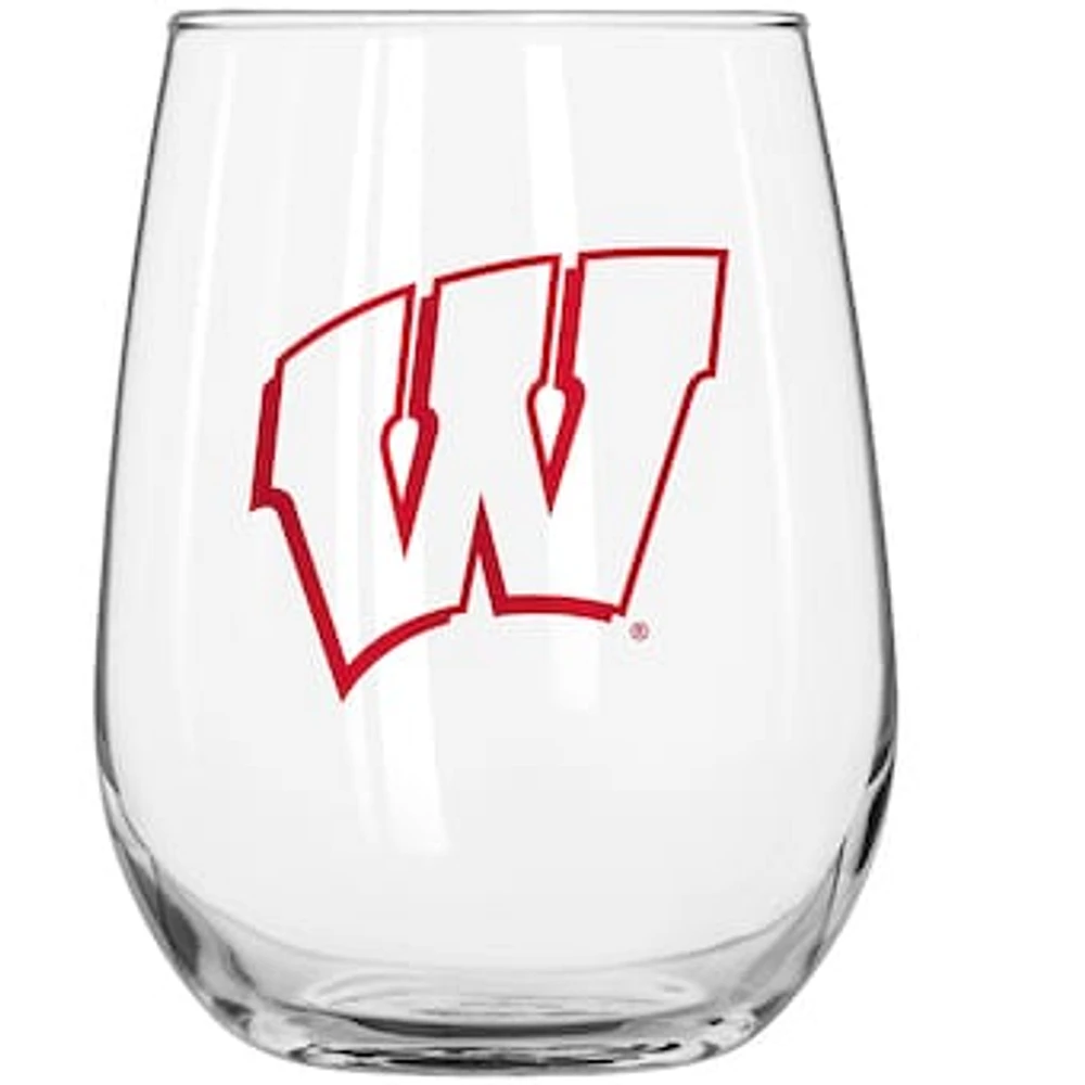 Wisconsin Badgers 16oz. Gameday Curved Beverage Glass