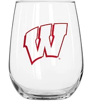 Wisconsin Badgers 16oz. Gameday Curved Beverage Glass