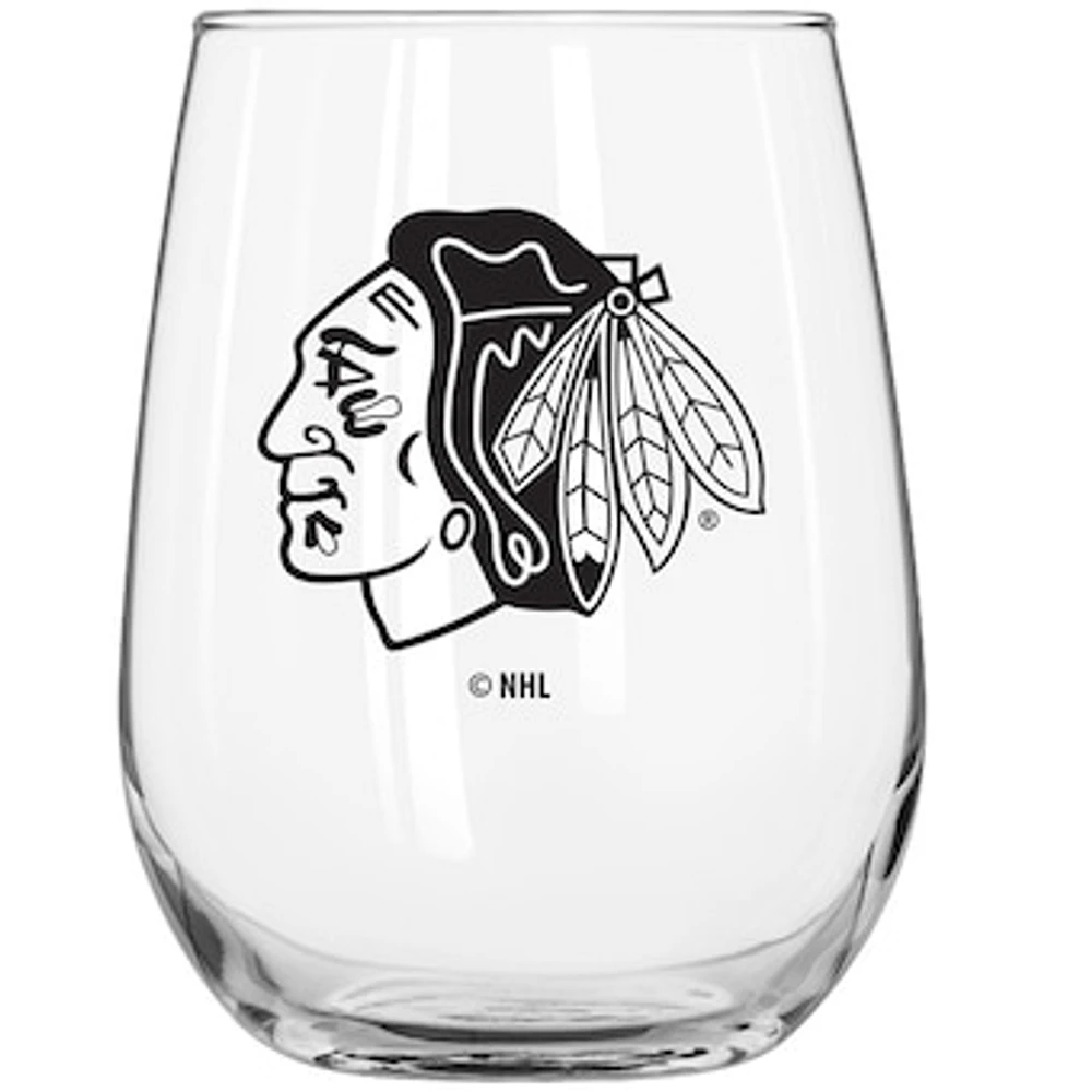 Chicago Blackhawks 16oz. Gameday Curved Beverage Glass