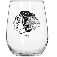 Chicago Blackhawks 16oz. Gameday Curved Beverage Glass