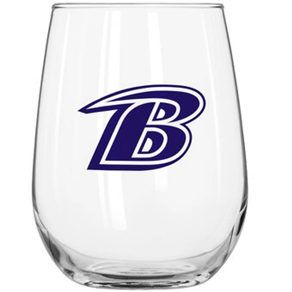 Baltimore Ravens 16oz. Gameday Curved Beverage Glass