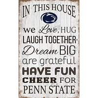 Penn State Nittany Lions 11'' x 19'' Team In This House Sign