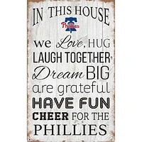 Philadelphia Phillies 11'' x 19'' Team In This House Sign