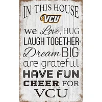VCU Rams 11'' x 19'' Team In This House Sign