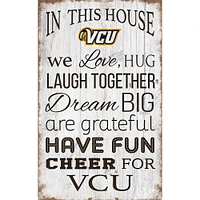 VCU Rams 11'' x 19'' Team In This House Sign