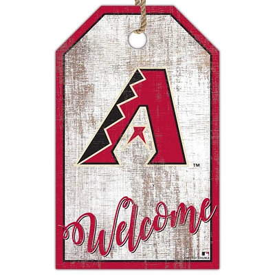 Arizona Diamondbacks 11'' x 19'' Welcome Team Tag Sign