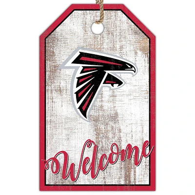 Atlanta Falcons 11'' x 19'' Welcome Team Tag Sign