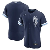 Men's Nike Navy Kansas City Royals City Connect Authentic Jersey