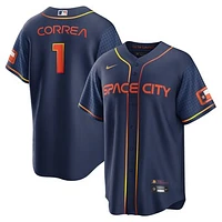 Men's Nike Carlos Correa Navy Houston Astros City Connect Replica Player Jersey