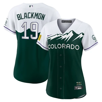 Women's Nike Charlie Blackmon White Colorado Rockies City Connect Replica Player Jersey