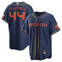 Men's Nike Yordan Alvarez Navy Houston Astros City Connect Replica Player Jersey