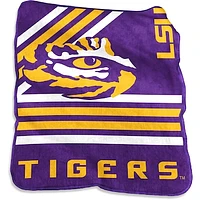 LSU Tigers 50'' x 60'' Plush Raschel Throw Blanket