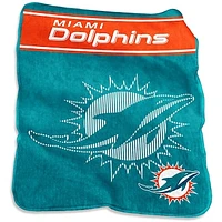 Miami Dolphins 60'' x 80'' XL Raschel Plush Throw Blanket