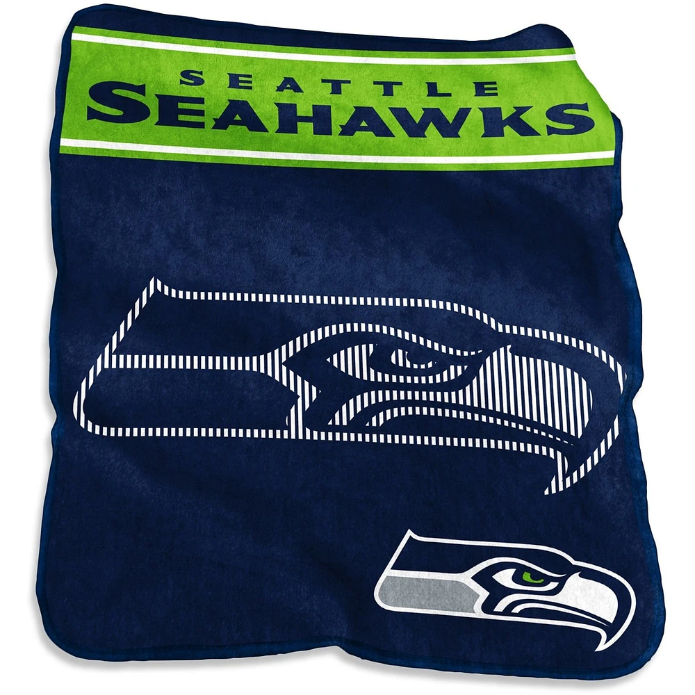 Seattle Seahawks 60'' x 80'' XL Raschel Plush Throw Blanket