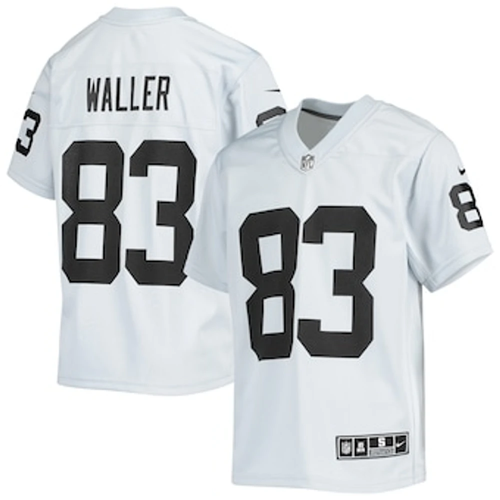 Youth Nike Darren Waller Silver Las Vegas Raiders Inverted Team Game Jersey