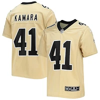 Youth Nike Alvin Kamara Gold New Orleans Saints Inverted Team Game Jersey