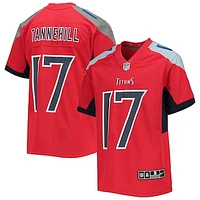 Youth Nike Ryan Tannehill Red Tennessee Titans Inverted Team Game Jersey